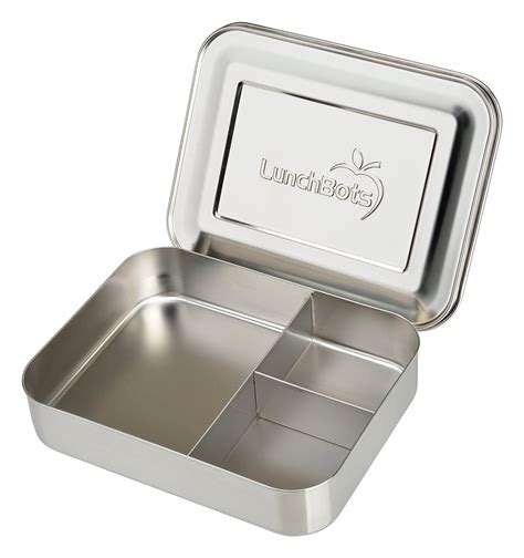 metal lunch box container with compartment|stainless steel reusable lunch containers.